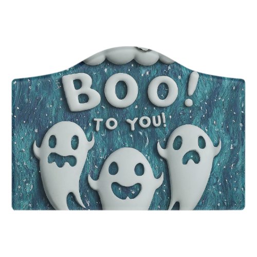 A boo_tiful Halloween greeting _  Door Sign