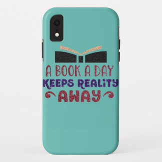 A Book A Day Glitter Phone Case