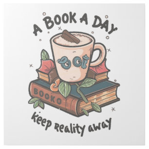 A book a day keep Reality away Gallery Wrap