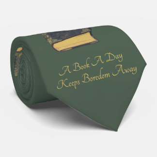 A Book A Day Keeps Boredom Away Neck Tie