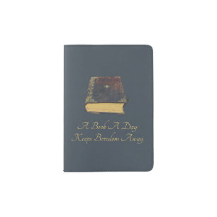 A Book A Day Keeps Boredom Away Passport Holder