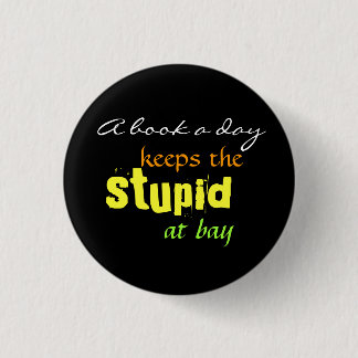 A book a day pinback button