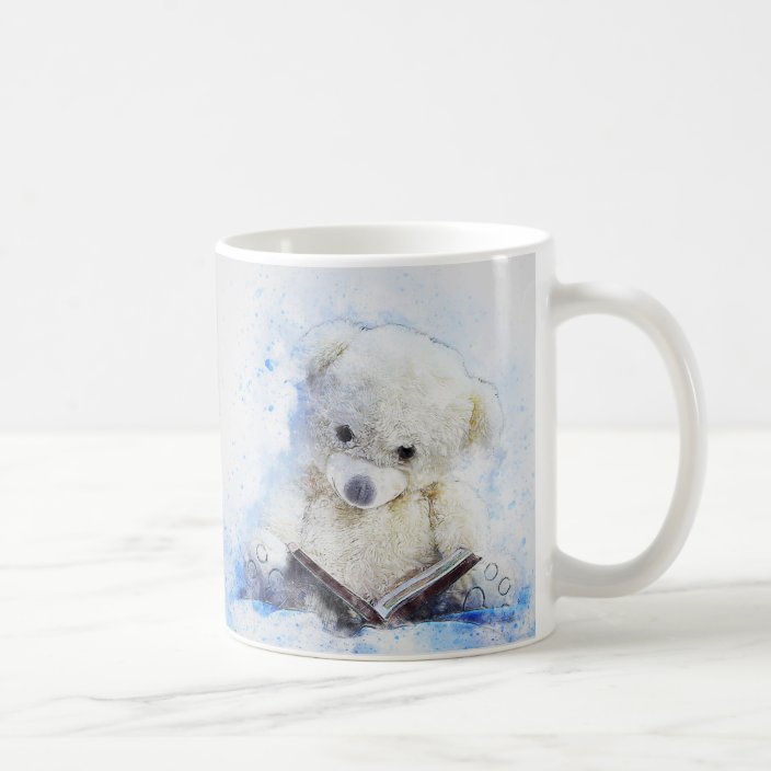 teddy bear with coffee