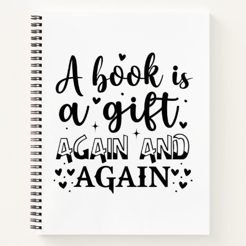 A book is a gift again and again