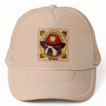 A Boston Terrier Firefighter  hat