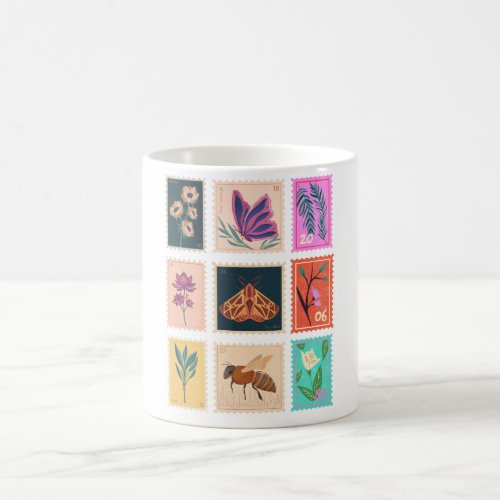 A botanical symphony on your  coffee mug