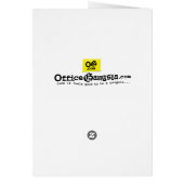 A Bottle A Day Personalizable Card (Back)