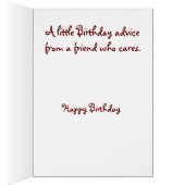 A Bottle A Day Personalizable Card (Inside (Right))