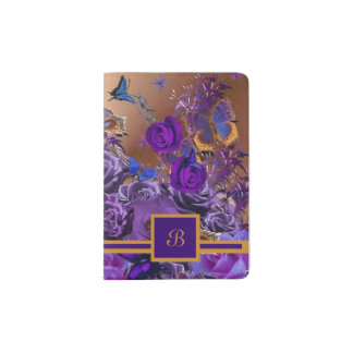 A Bouquet of Butterflies Passport Holder