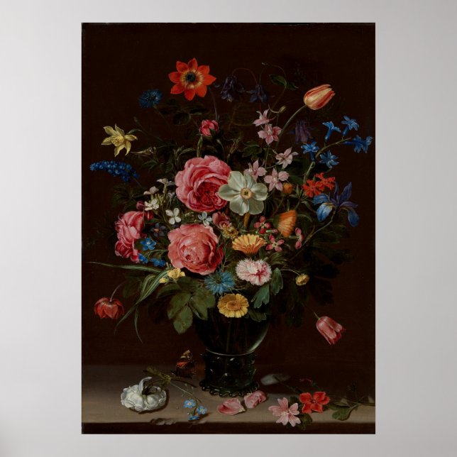  A Bouquet of Flowers Clara Peeters Art Print (Front)