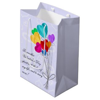 A bouquet of heart paper balloons