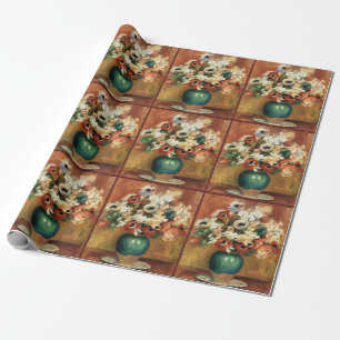A Bouquet of Joy,Flowers (1885) by Renoir Wrapping Paper
