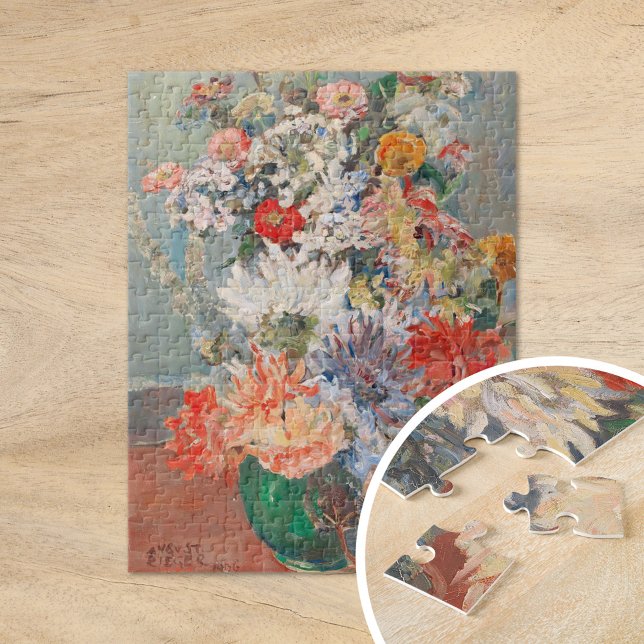 A Bouquet of Summer Flowers | August Rieger Jigsaw Puzzle (Creator Uploaded)