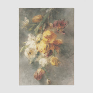 A Bouquet of Tulips by Margaretha Roosenbloom Tissue Paper