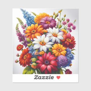 A bouquet sticker