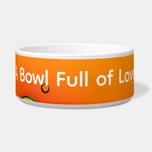A Bowl Full of Love – Pet Bowl (Front)