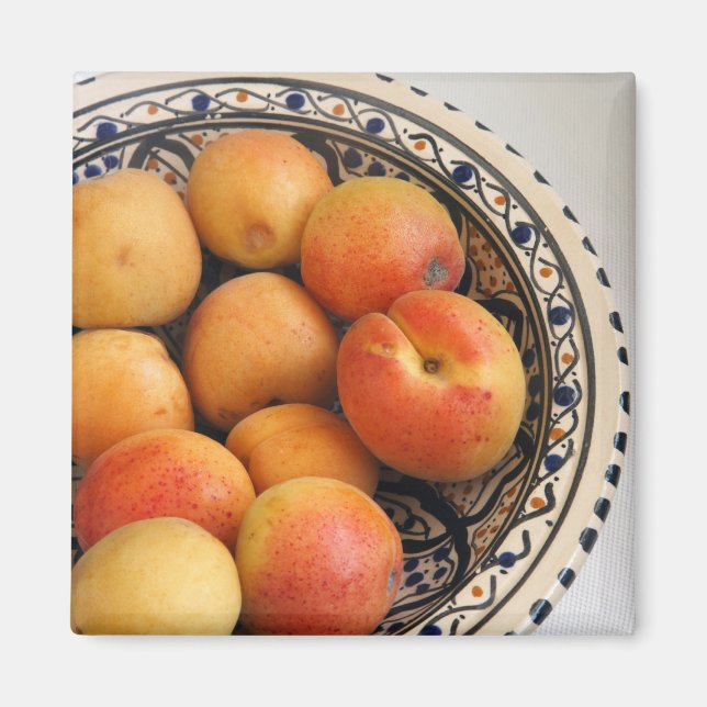 A bowl of Mediterranean Apricots 2 Magnet (Front)