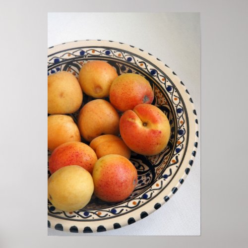 A bowl of Mediterranean Apricots 2 Poster