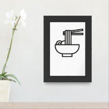 A bowl of noodles kitchen wall Decoration