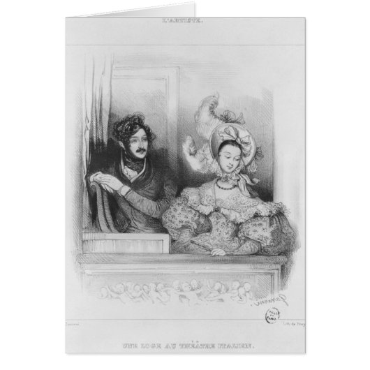 A box at the Theatre Italien, engraved by Frey (Front)