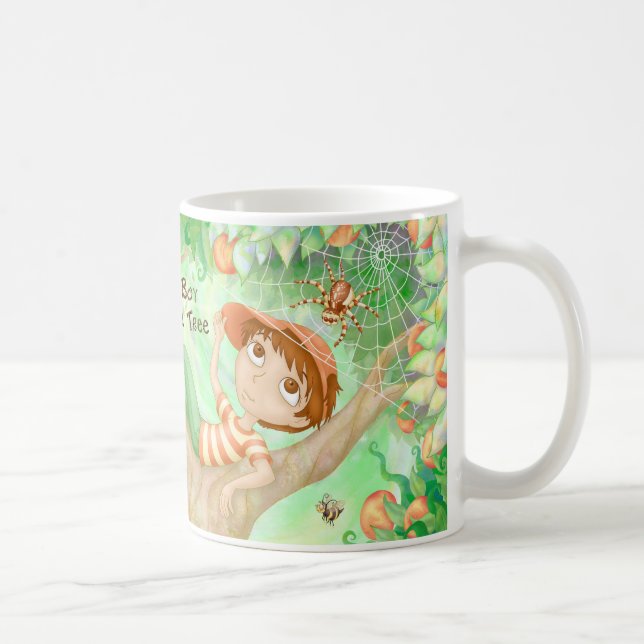 A Boy in a Tree - Tree Boy Mug (Right)