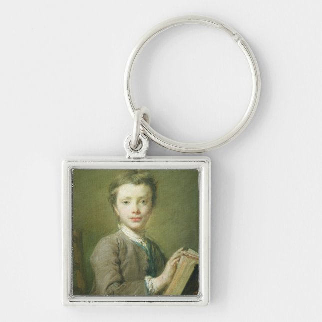 A Boy with a Book, c.1740 Keychain (Front)