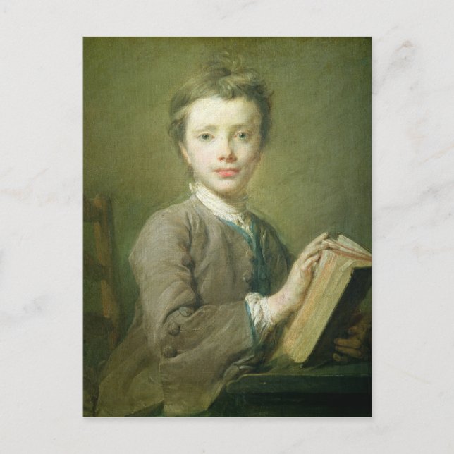 A Boy with a Book, c.1740 Postcard (Front)