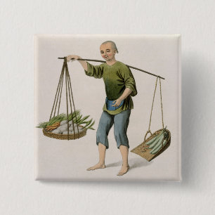 A Boy with Vegetables, plate 54 from 'The Costumes Button