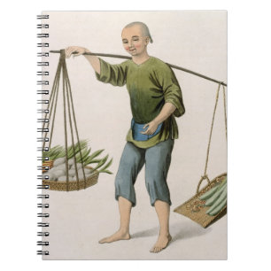 A Boy with Vegetables, plate 54 from 'The Costumes Notebook