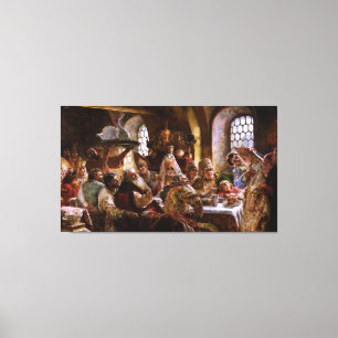 A Boyar Wedding Feast by Konstantin Makovsky Canvas Print