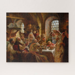 A Boyar Wedding Feast by Konstantin Makovsky Jigsaw Puzzle
