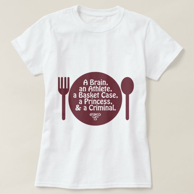 A Brain, an Athlete, a Basket Case... Pop Culture T-Shirt (Design Front)