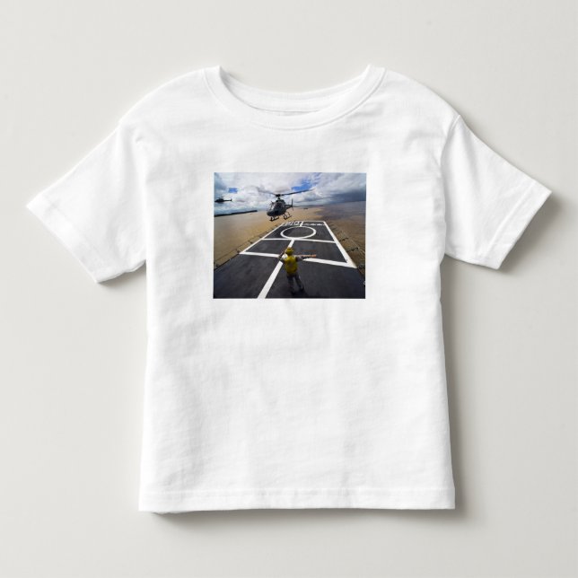 A Brazilian Eurocopter prepares to land Toddler T-shirt (Front)