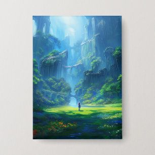 A breath of peace button