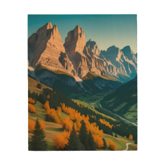 A Breathtaking Escape Wood Wall Art