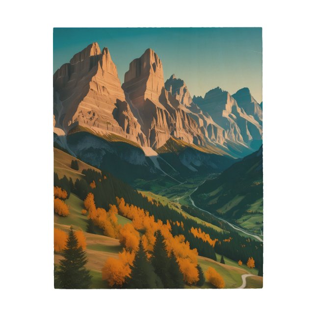 A Breathtaking Escape Wood Wall Art (Front)