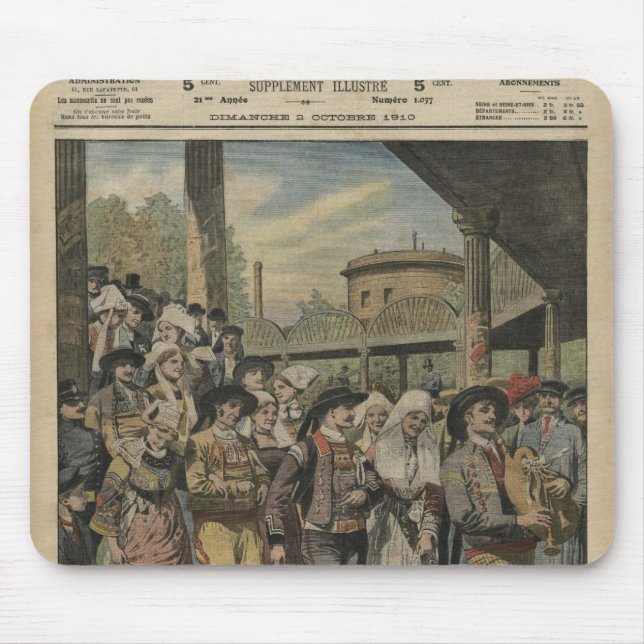 A Breton wedding right in Paris Mouse Pad (Front)