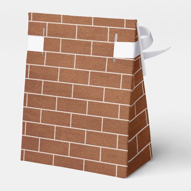 A Brick Wall Favor Box  (Back Side)