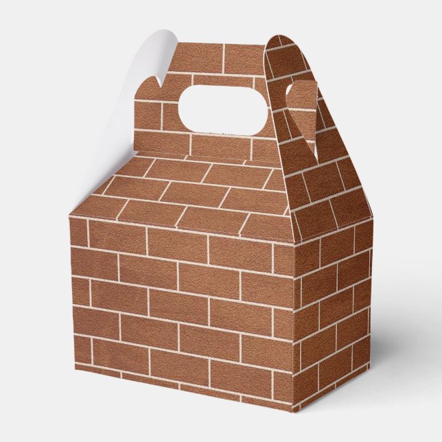 A Brick Wall - Favor Boxes (Back Side)