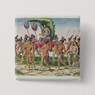 A Bride is Carried Pinback Button