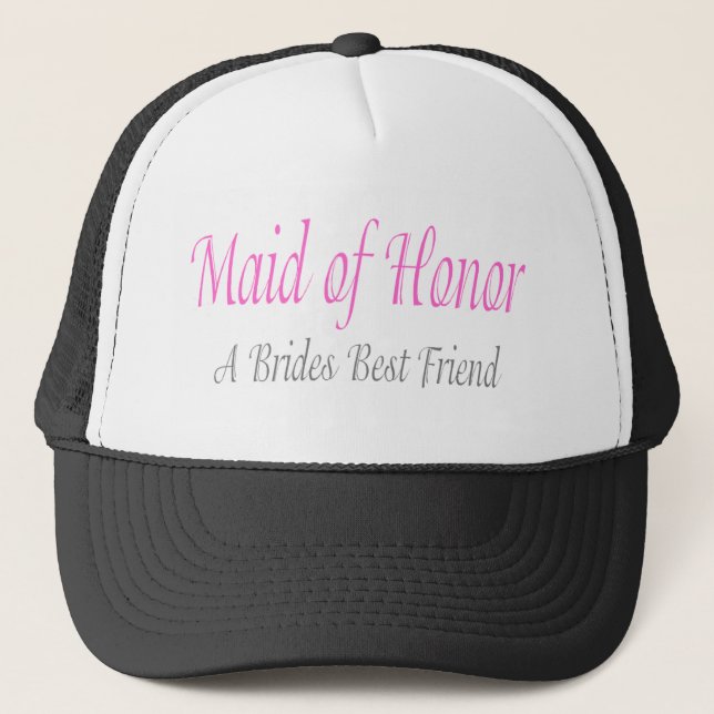 A Bride's Best Friend Trucker Hat (Front)