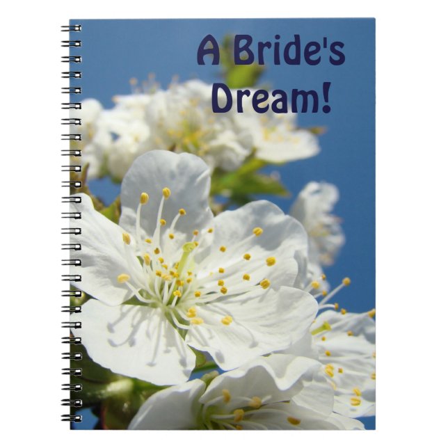 A Bride's Dream! notebook Wedding Plan Notebook (Front)
