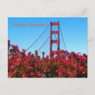 A Bridge Birthday Postcard