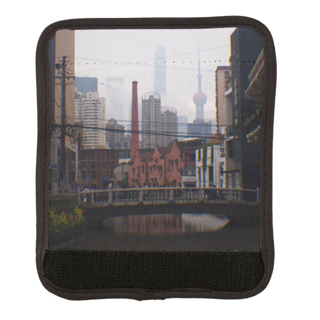 A Bridge in Shanghai Luggage Handle Wrap (Front)
