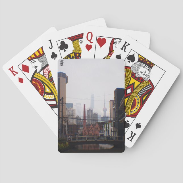 A Bridge in Shanghai Poker Cards (Back)