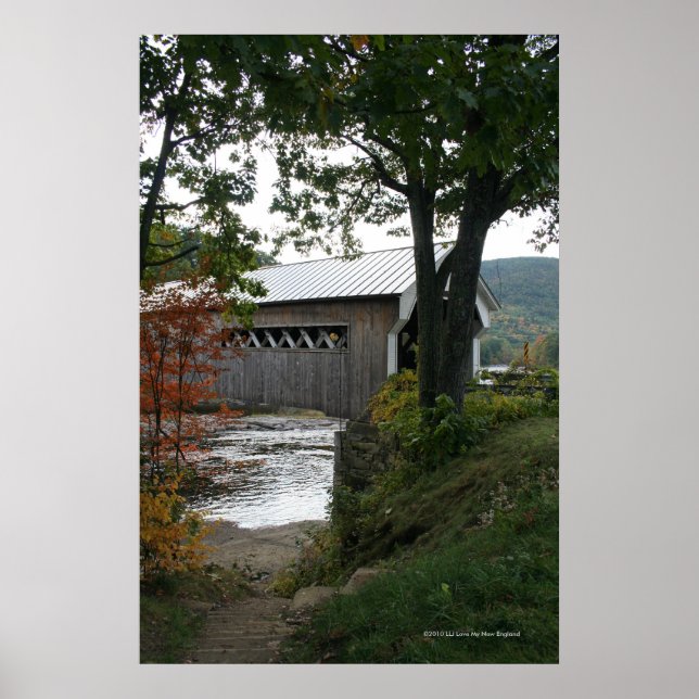 A Bridge to Cross Left (vertical) Gallery Print (Front)
