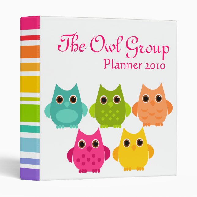A Bright Bunch of Owls Binder (Front/Spine)