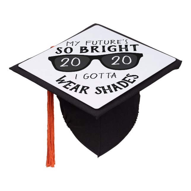 A Bright Future Graduation Cap Topper (Angled)