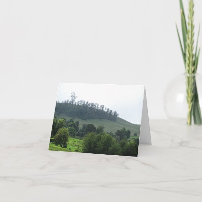 A bright patch Upcountry Greeting Card (Front)