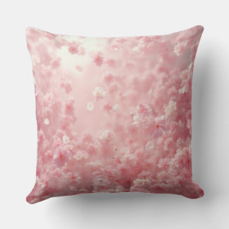 a bright spring production Throw Pillow